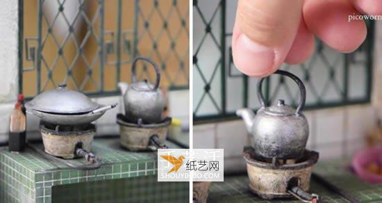 超精致的迷你厨房模型展示